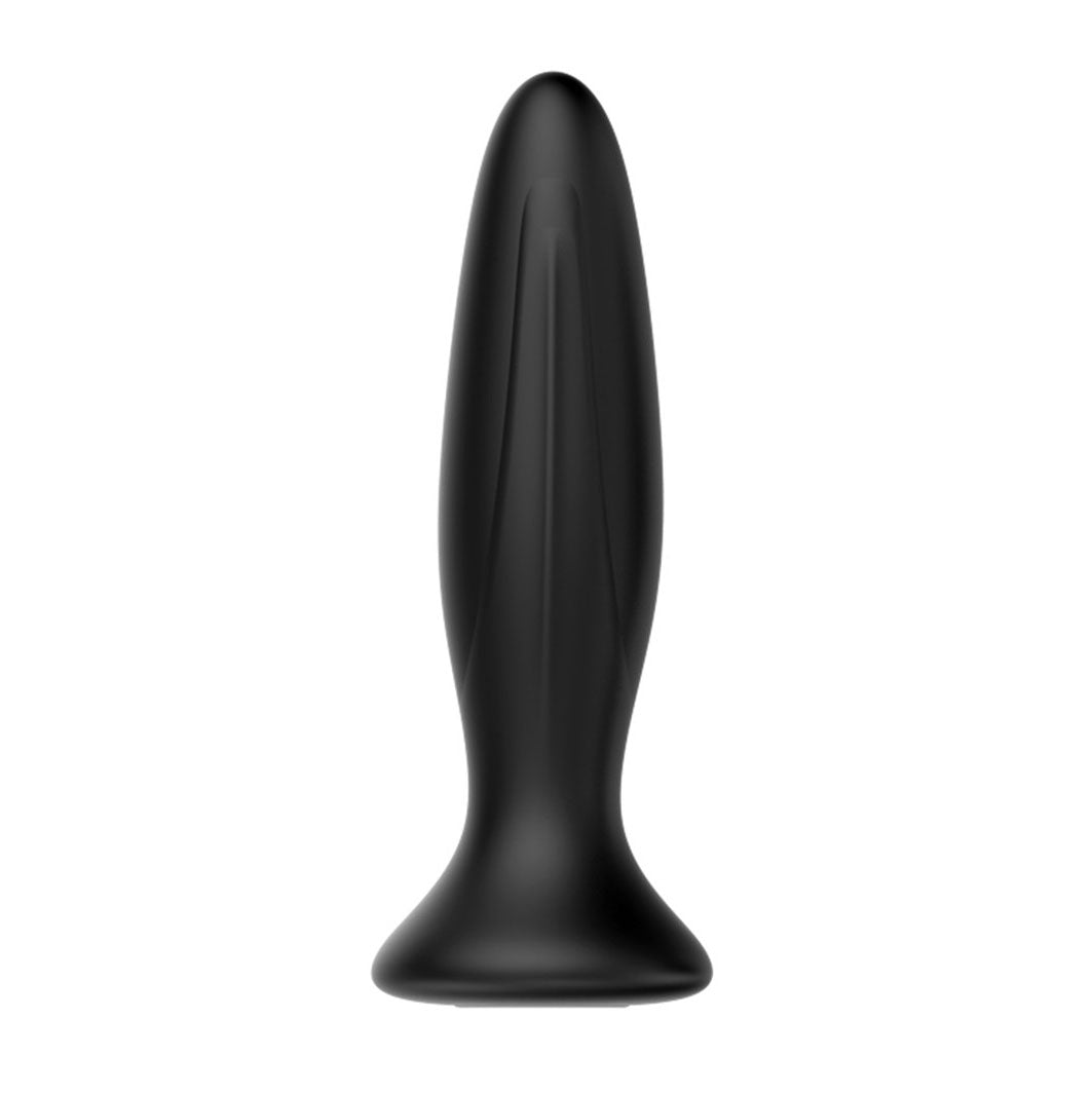 A vibrating anal plug from various toy brands, with a sleek, smooth finish.