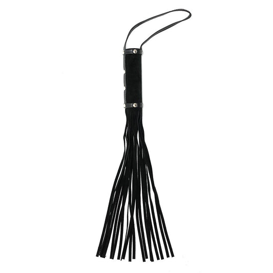 rimba suede whip in brown, approximately 19 inches long, for playful use