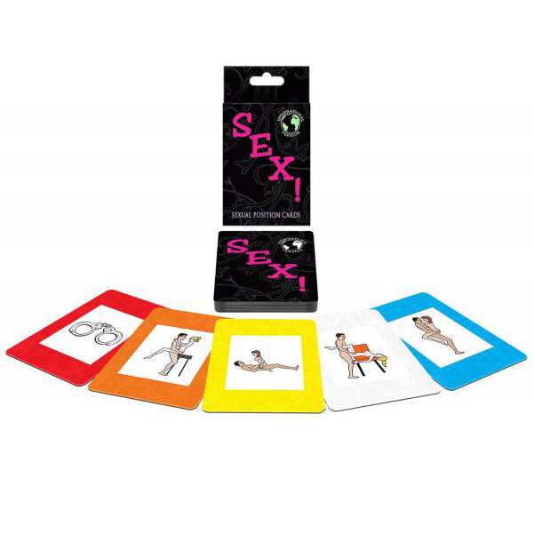 Kheper Games sex card game box, a playfully suggestive couples' experience for adults.