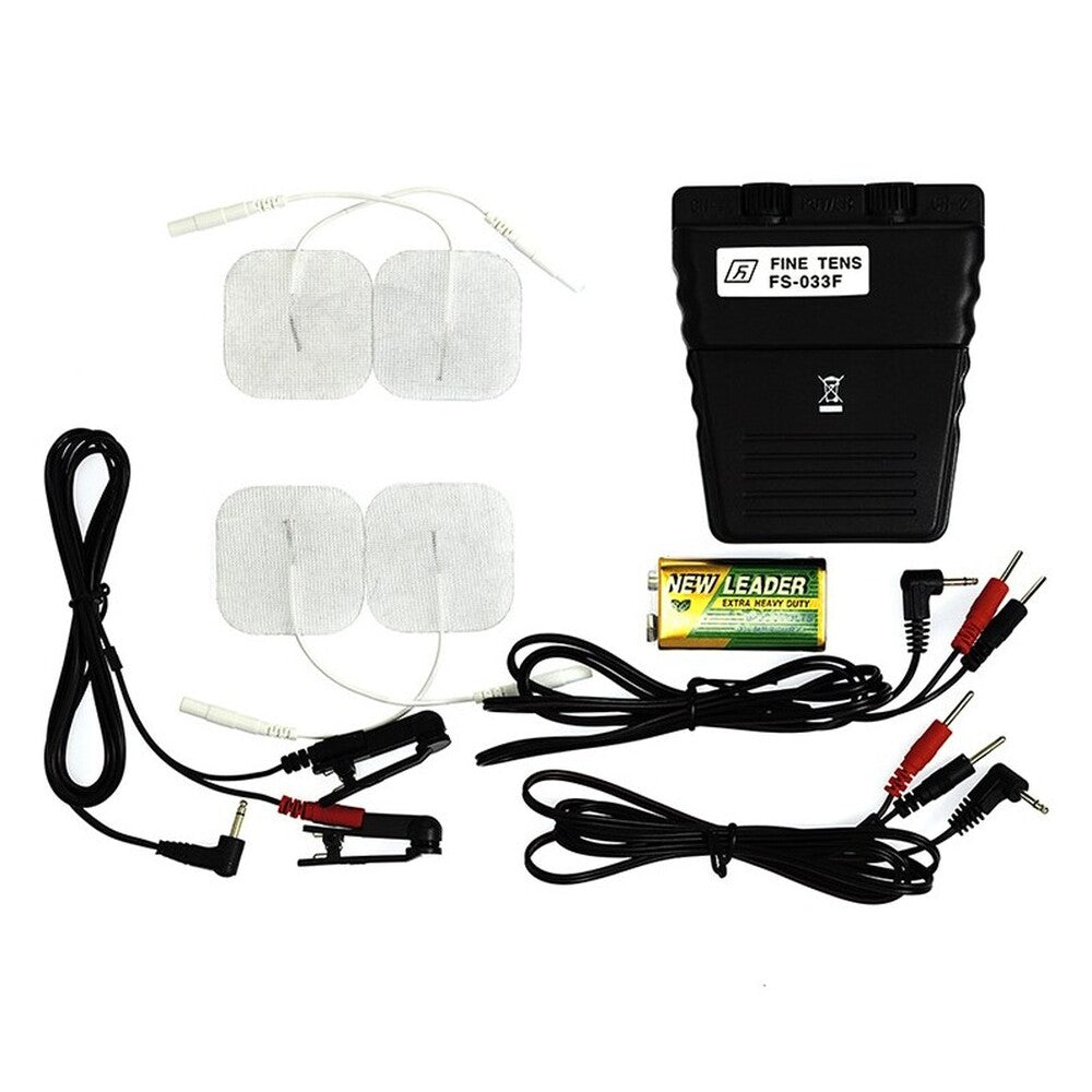 rimba electro sex stimulation power box device, showing buttons and adjustment knobs for powerful sensation play.